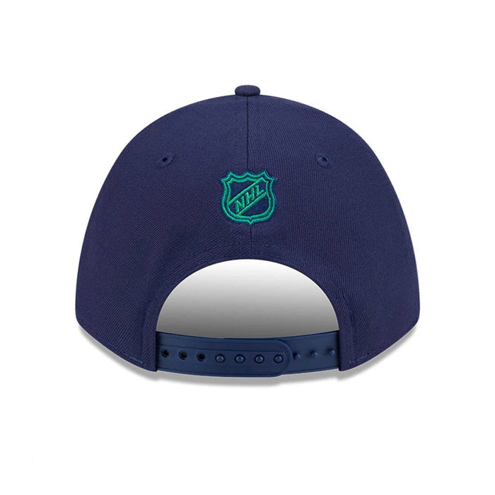 This is a Hartford Whalers NHL Team Navy 9FORTY M-Crown Adjustable Cap 7