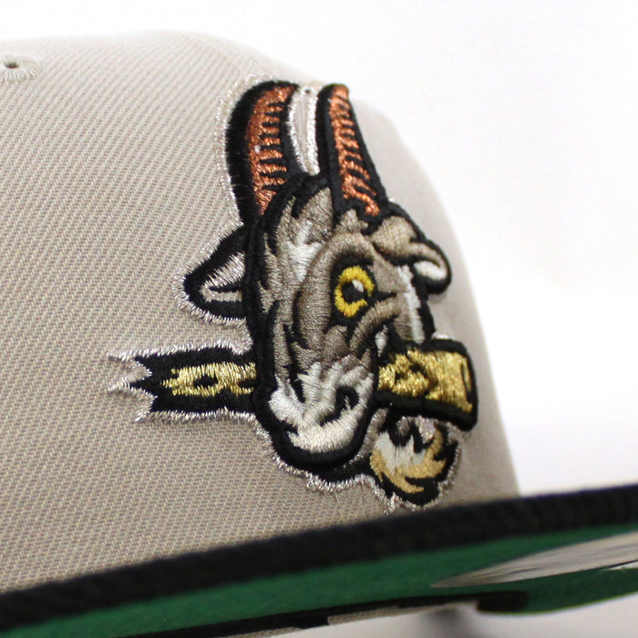 HARTFORD YARD GOATS All Star New Era 59Fifty Fitted Hat (Stone Corduroy Green Under Brim)
