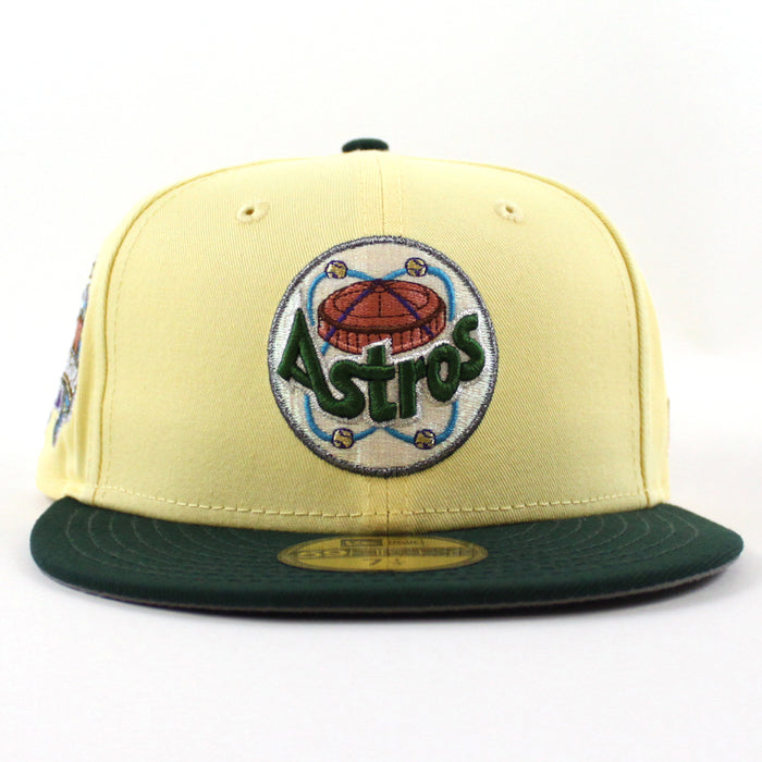 Houston Astros 1980 All Star Game New Era 59Fifty Fitted Hat (Soft Yellow Green Storm Gray Under Brim)