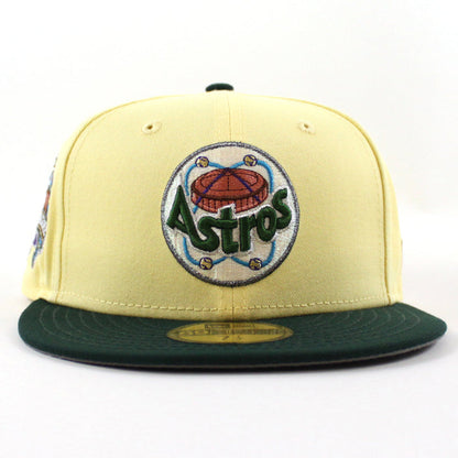 Houston Astros 1980 All Star Game New Era 59Fifty Fitted Hat (Soft Yellow Green Storm Gray Under Brim)
