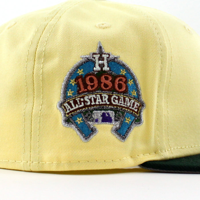 Houston Astros 1980 All Star Game New Era 59Fifty Fitted Hat (Soft Yellow Green Storm Gray Under Brim)