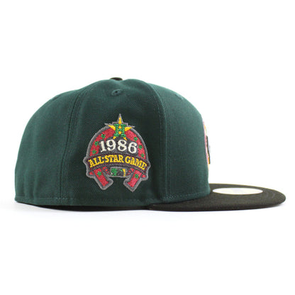 Houston Astros 1986 All Star Game New Era 59Fifty Fitted Hat (Green Black Gray Under Brim)