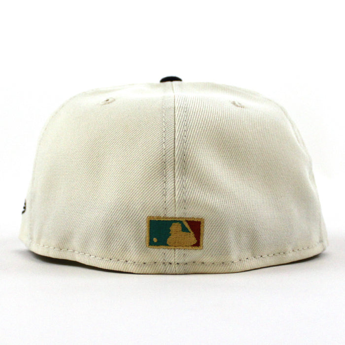 Houston Astros 20 YEARS New Era 59Fifty Fitted Hat (CHROME WHITE  NIGHT SHIFT NAVY RUST ORANGE Under Brim)