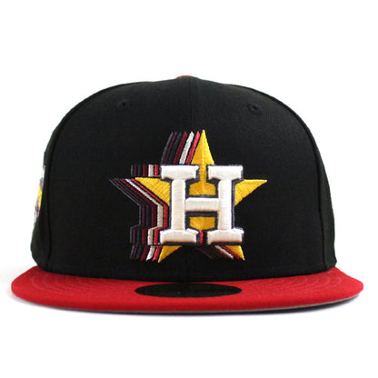 Houston Astros 2022 World Series Champions New Era 59Fifty Fitted Hat (Black RED Gray Under Brim)