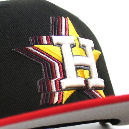 Houston Astros 2022 World Series Champions New Era 59Fifty Fitted Hat (Black RED Gray Under Brim)
