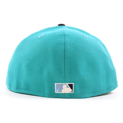 Houston Astros 20Th Anniversary New Era 59Fifty Fitted Hat (Teal Navy Sky Blue Under Brim)