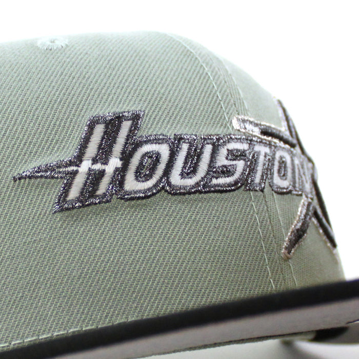 Houston Astros 35 Great Years New Era 59Fifty Fitted Hat (Everest Green Black Gray Under Brim)