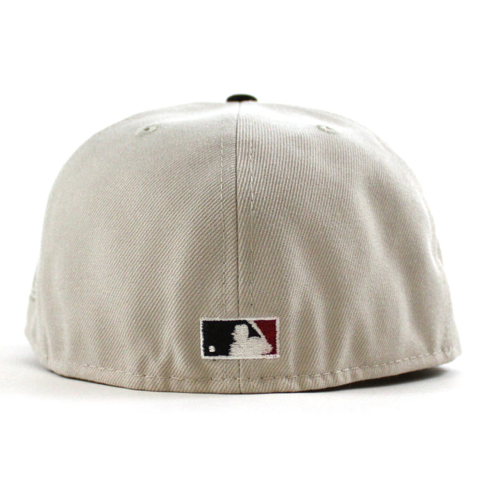 Houston Astros 35 Great Years New Era 59Fifty Fitted Hat (Stone Black Red Under Brim)