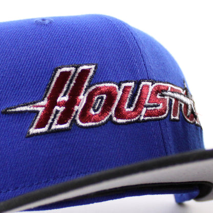 Houston Astros 35 Years New Era 59Fifty Fitted Hat (Majestic Blue Black Gray Under Brim)