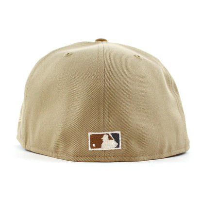 Houston Astros 45Th Anniversary New Era 59Fifty Fitted Hat (Camel Bronze Green Under Brim)