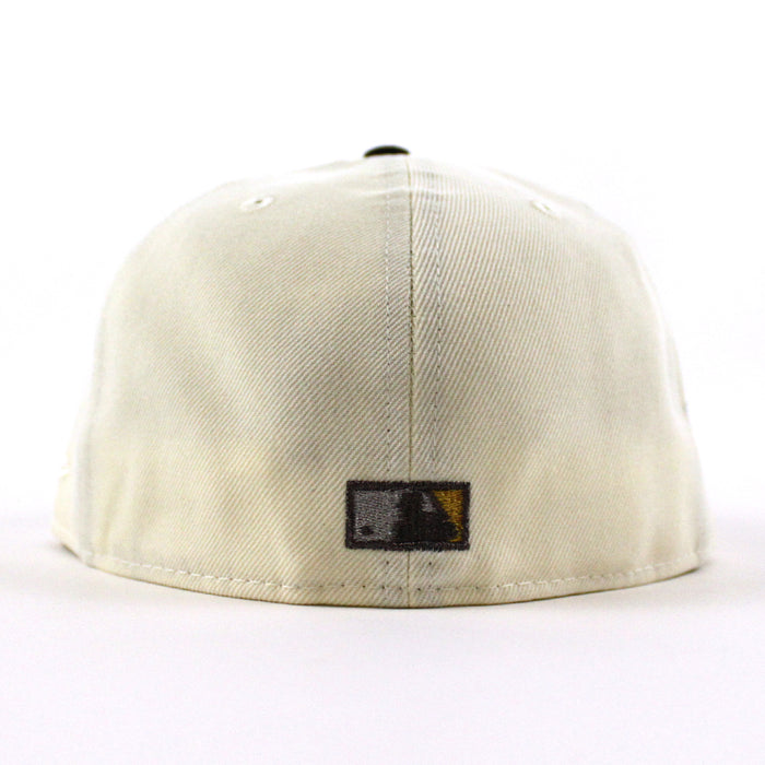 Houston Astros 45Th Anniversary New Era 59Fifty Fitted Hat (Chrome White Black and Gray Under Brim)