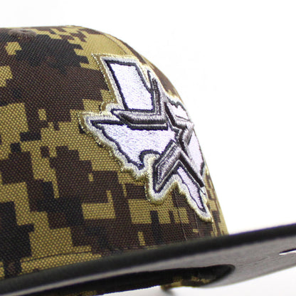 Houston Astros 45th Anniversary New Era 59Fifty Fitted Hat (Digital DESERT CAMO Black Gray Under Brim)