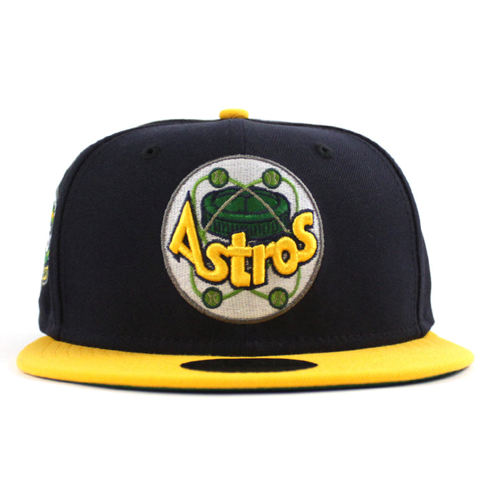 Houston Astros 45th Anniversary New Era 59Fifty Fitted Hat (Navy Gold Green Under Brim)