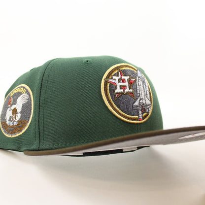 Houston Astros Apollo 11 New Era 59Fifty Fitted Hat (Mountain Green Walnut Gray Under Brim)