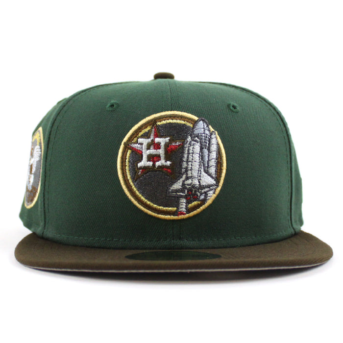 Houston Astros Apollo 11 New Era 59Fifty Fitted Hat (Mountain Green Walnut Gray Under Brim)