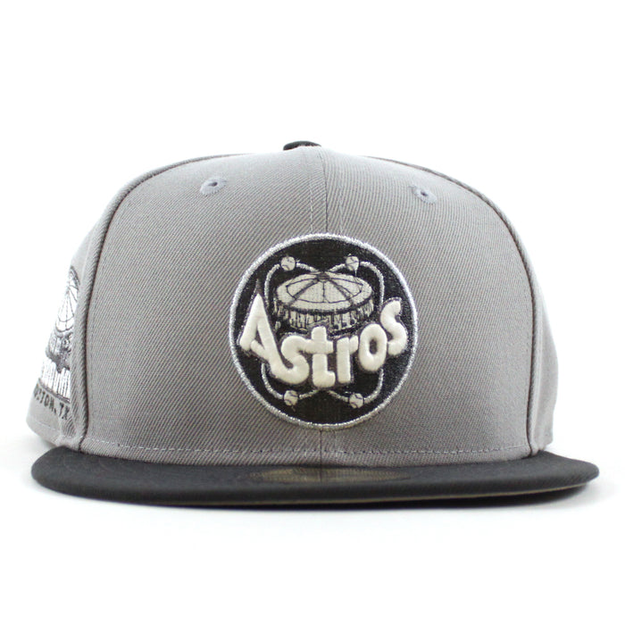 Houston Astros Astro Dome New Era 59Fifty Fitted Hat (Gray Graphite Gray Under Brim)