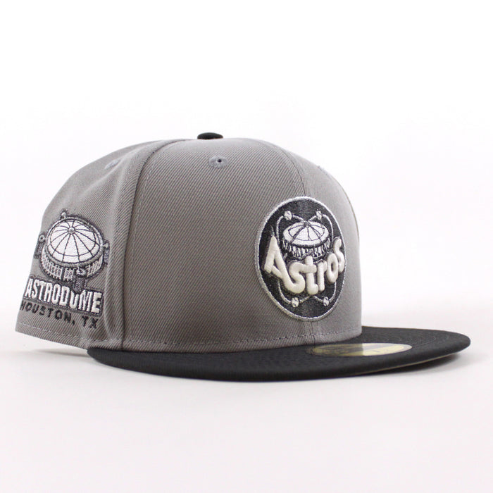 Houston Astros Astro Dome New Era 59Fifty Fitted Hat (Gray Graphite Gray Under Brim)