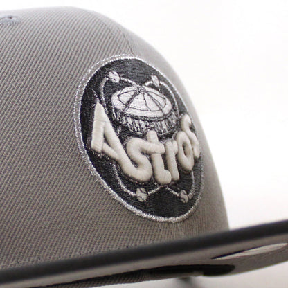 Houston Astros Astro Dome New Era 59Fifty Fitted Hat (Gray Graphite Gray Under Brim)