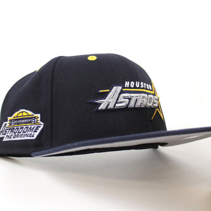 Houston Astros Astro Dome New Era 59Fifty Fitted Hat (Navy Gray Under Brim)