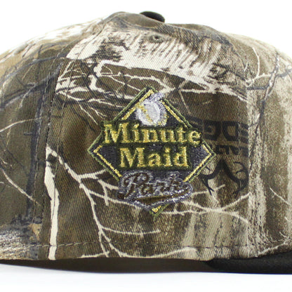Houston Astros Drip Logo Minute Maid Park New Era 59Fifty Fitted Hat (RealTree Camo Black Green Under Brim)