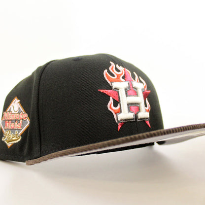 Houston Astros Minute Maid Park New Era 59Fifty Fitted Hat (Black Brown Gray Under Brim)