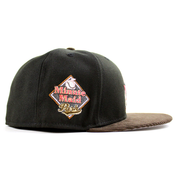 Houston Astros Minute Maid Park New Era 59Fifty Fitted Hat (Black Brown Gray Under Brim)