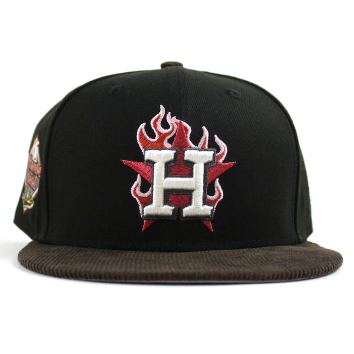 Houston Astros Minute Maid Park New Era 59Fifty Fitted Hat (Black Brown Gray Under Brim)