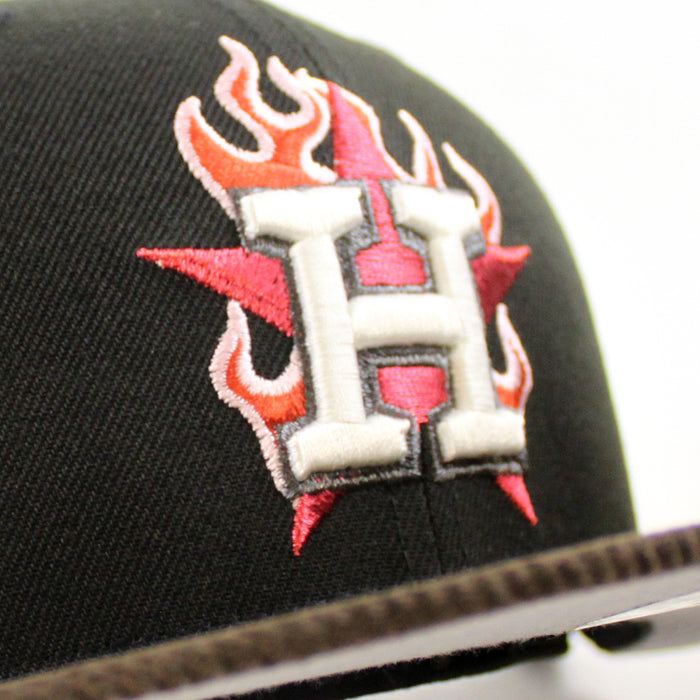 Houston Astros Minute Maid Park New Era 59Fifty Fitted Hat (Black Brown Gray Under Brim)