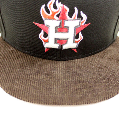 Houston Astros Minute Maid Park New Era 59Fifty Fitted Hat (Black Brown Gray Under Brim)