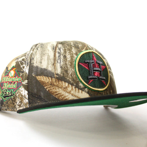 Houston Astros Minute Maid Park New Era 59Fifty Fitted Hat (Real Tree Camo Black Green Under Brim)