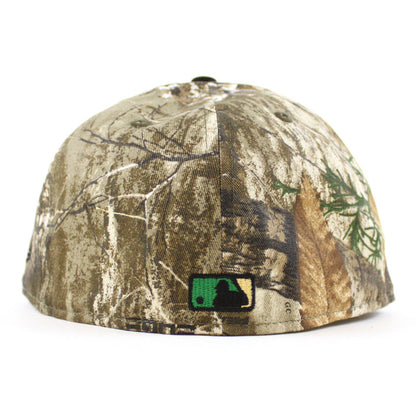 Houston Astros Minute Maid Park New Era 59Fifty Fitted Hat (Real Tree Camo Black Green Under Brim)