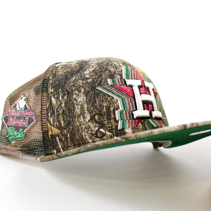 Houston Astros Minute Maid Park New Era 59Fifty Fitted Hat (Real Tree Camo Green Under Brim)