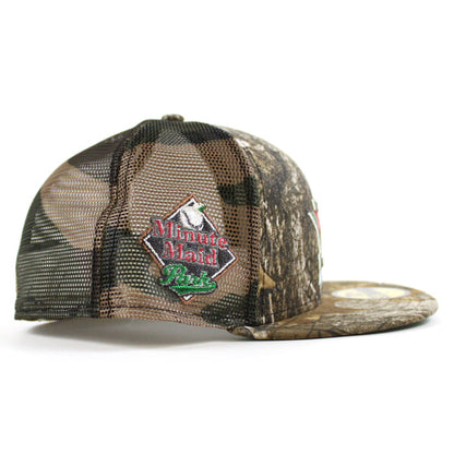 Houston Astros Minute Maid Park New Era 59Fifty Fitted Hat (Real Tree Camo Green Under Brim)