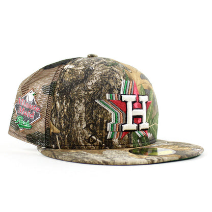 Houston Astros Minute Maid Park New Era 59Fifty Fitted Hat (Real Tree Camo Green Under Brim)