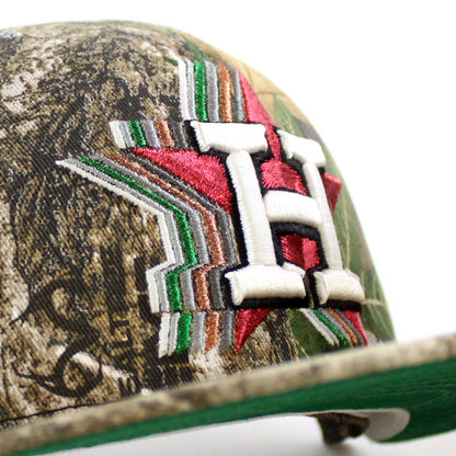 Houston Astros Minute Maid Park New Era 59Fifty Fitted Hat (Real Tree Camo Green Under Brim)