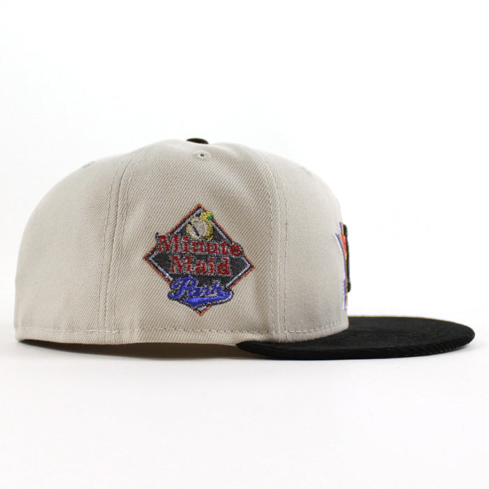 Houston Astros Minute Maid Park New Era 59Fifty Fitted Hat (Stone Corduroy Gray Under Brim)