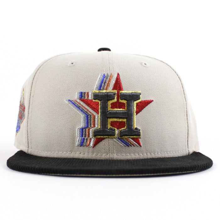 Houston Astros Minute Maid Park New Era 59Fifty Fitted Hat (Stone Corduroy Gray Under Brim)
