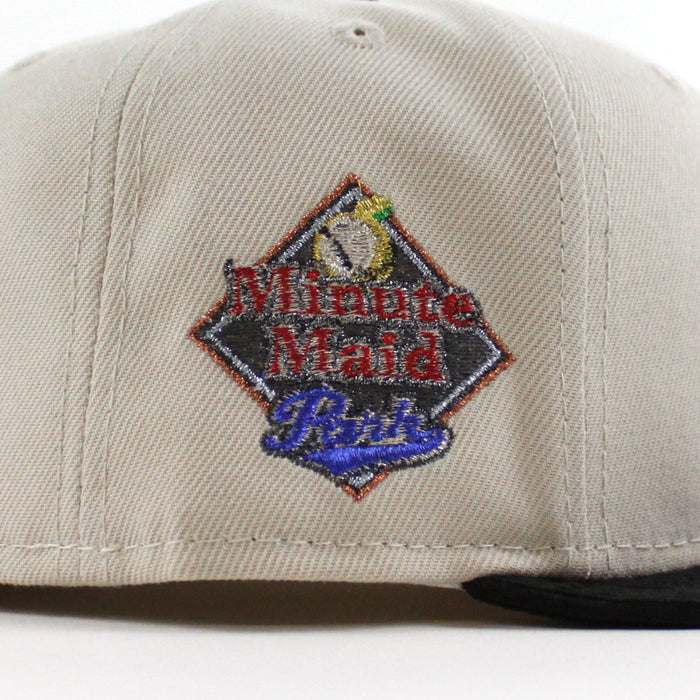 Houston Astros Minute Maid Park New Era 59Fifty Fitted Hat (Stone Corduroy Gray Under Brim)