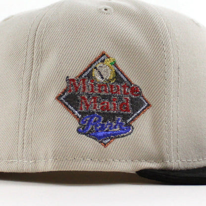 Houston Astros Minute Maid Park New Era 59Fifty Fitted Hat (Stone Corduroy Gray Under Brim)