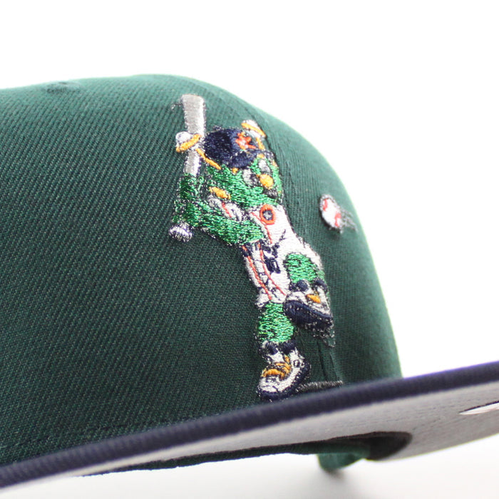 Houston Astros (Orbit Mascot) Minute Maid Park New Era 59Fifty Fitted Hat (Dark Green Navy Gray Under Brim)