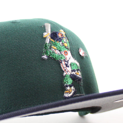 Houston Astros (Orbit Mascot) Minute Maid Park New Era 59Fifty Fitted Hat (Dark Green Navy Gray Under Brim)