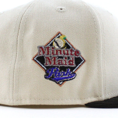 Houston Astros Silver Anniversary New Era 59Fifty Fitted Hat (Stone Corduroy Gray Under Brim)