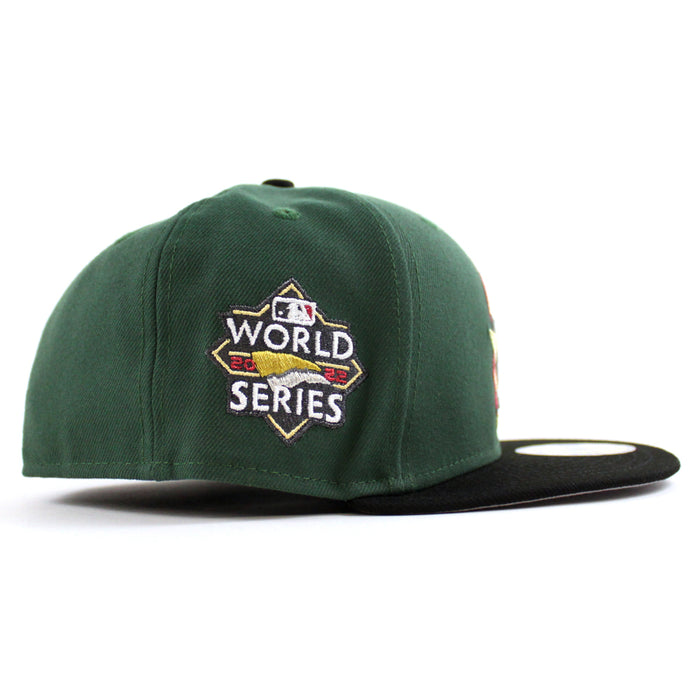 Houston Astros World Series 2022 New Era 59Fifty Fitted Hat (Mountain Green Black Gray Under Brim)