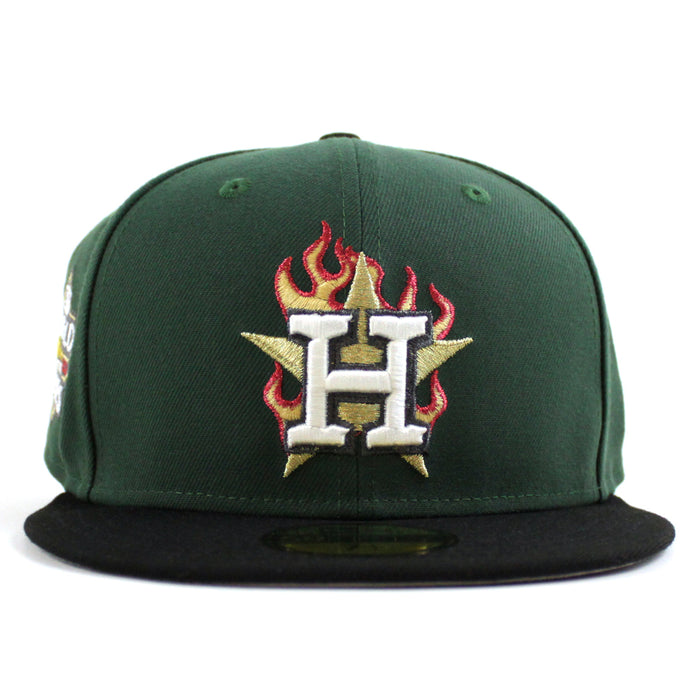 Houston Astros World Series 2022 New Era 59Fifty Fitted Hat (Mountain Green Black Gray Under Brim)
