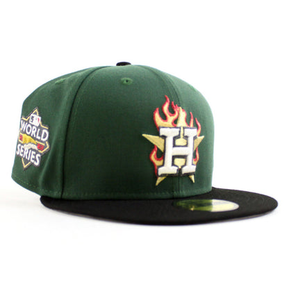 Houston Astros World Series 2022 New Era 59Fifty Fitted Hat (Mountain Green Black Gray Under Brim)