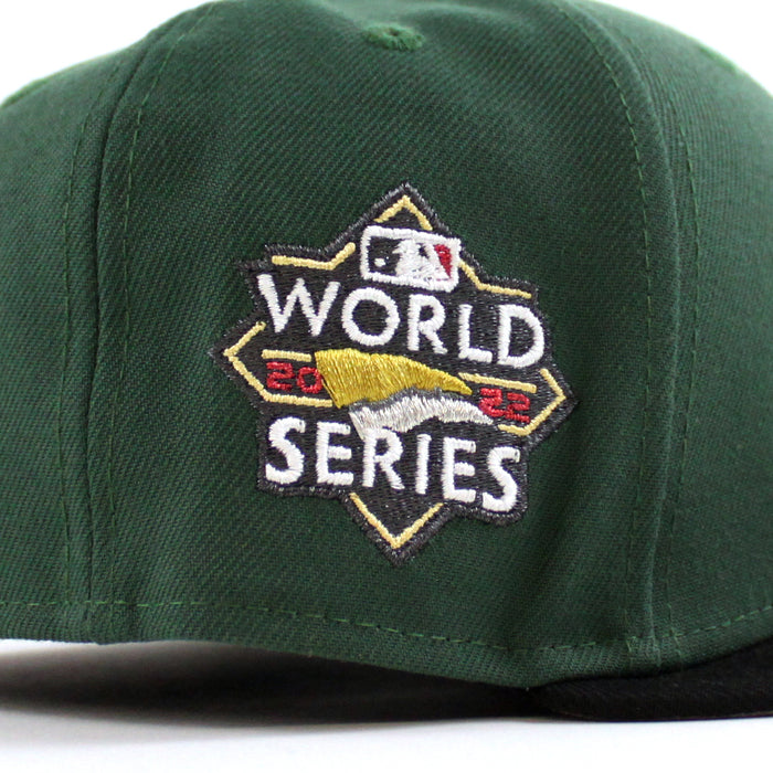 Houston Astros World Series 2022 New Era 59Fifty Fitted Hat (Mountain Green Black Gray Under Brim)