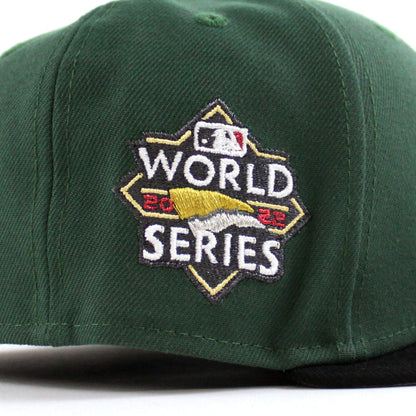 Houston Astros World Series 2022 New Era 59Fifty Fitted Hat (Mountain Green Black Gray Under Brim)