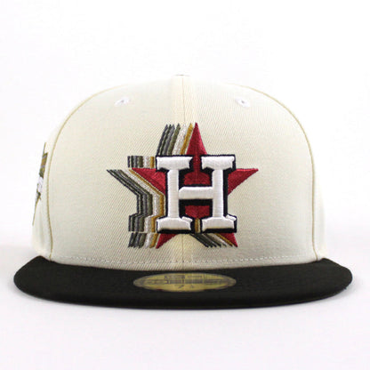 Houston Astros World Series Champions 2022 New Era 59Fifty Fitted Hat (Chrome White Black Olive Under Brim)