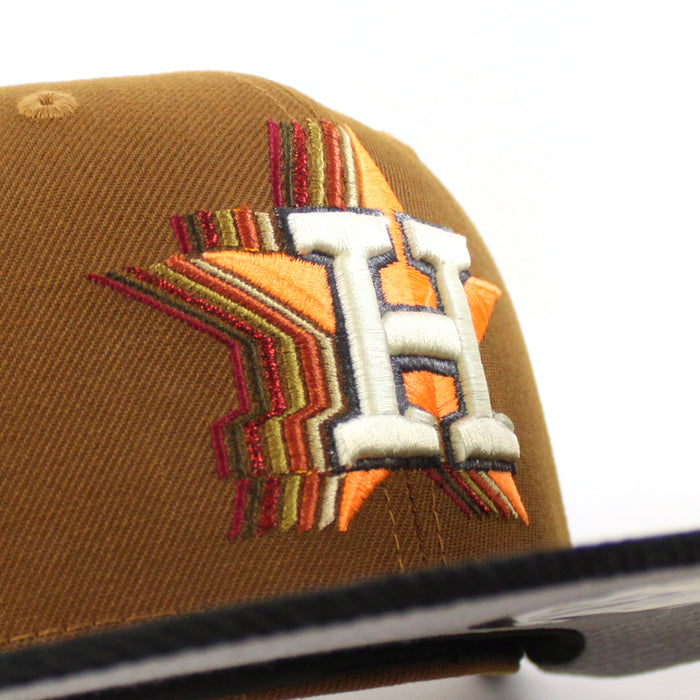 Houston Astros World Series Champions 2022 New Era 59Fifty Fitted Hat (Toasted Peanuts Corduroy Gray Under Brim)