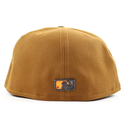 Houston Astros World Series Champions 2022 New Era 59Fifty Fitted Hat (Toasted Peanuts Corduroy Gray Under Brim)